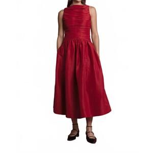NEW LOVAAN val party dress in ruby